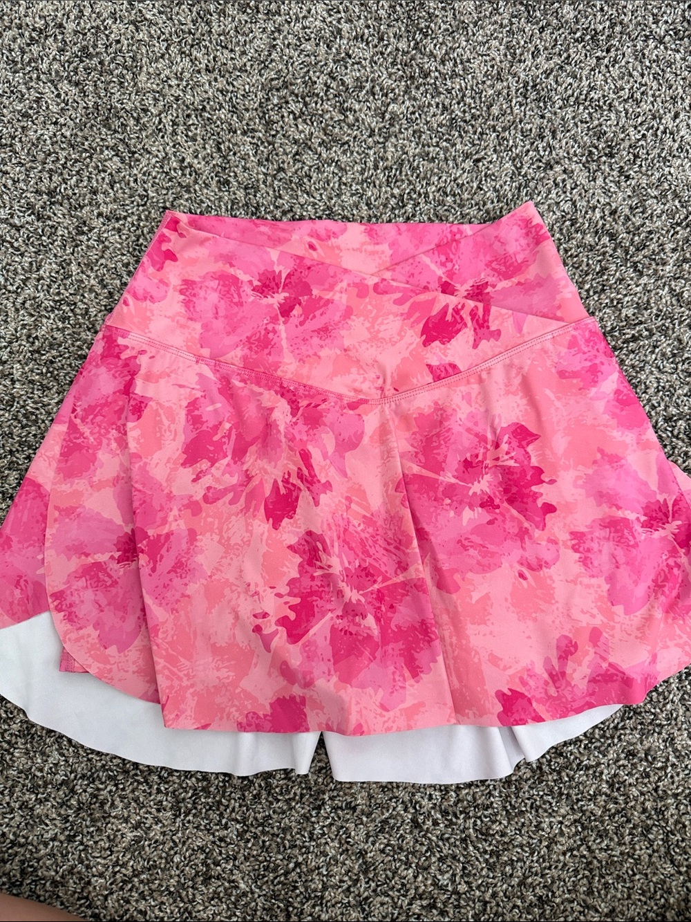 HALARA Pink Floral Circle Skirt